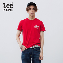 T恤L319121RF8NP line红色短袖 2018春夏新品 Lee男装