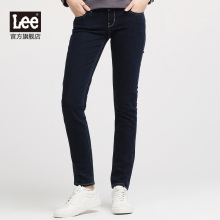 Lee女装 2017秋冬新品商场同款超低腰修身窄脚牛仔裤LWS4032VH6SL图片