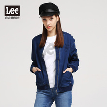 Lee女装 2017秋冬新品商场同款休闲印花长袖牛仔外套L19206B946VP图片