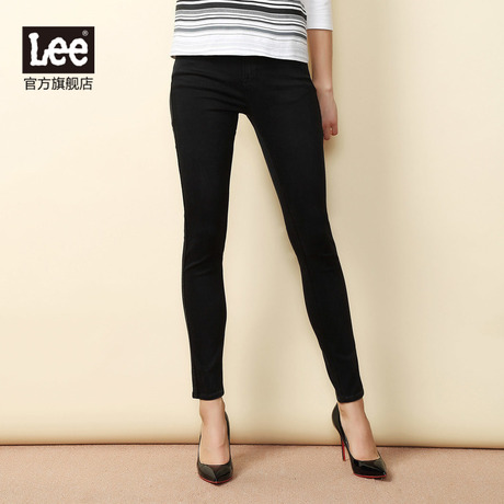 Lee女装 17秋冬新品商场同款优形丹宁中腰九分牛仔裤L12400AP97AR商品大图