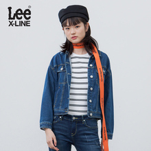 Lee女装 2018春夏新品X-line印花牛仔长袖外套L320123HH8KV图片