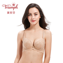黛安芬性感蕾丝大胸内衣高侧幅收副乳支撑型文胸E002470 Triumph