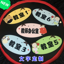 欧式铁艺教室门牌幼儿园门牌班级班牌幼儿园班牌挂牌卡通科室门牌