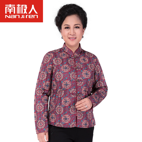 南极人中老年女装羽绒服女中年妈妈装秋冬内外穿保暖棉衣棉服休闲商品大图