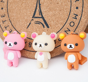 百艺32G卡通可爱熊32gu盘可爱创意迷你小熊u盘32g熊仔包邮