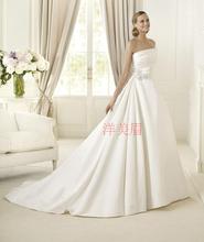大拖尾 可定制婚纱礼服 简约 2014春季新款 靓丽 时尚 wedding