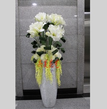 客厅售楼部样板房欧式现代装 落地大花瓶仿真插花艺套装 酒店 饰摆件