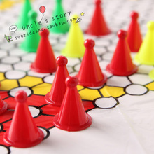 怀旧玩具休闲益智玩具飞行棋儿时 塑料跳棋42g80后经典 回忆童年