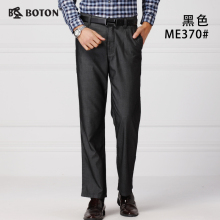 商务休闲棉质大码 ME370 纯色免烫宽松长裤 男式休闲裤 波顿boton