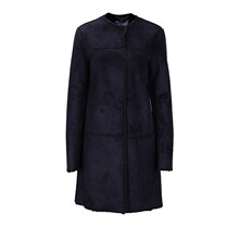 ARMANI JEANS 涤纶加厚女士大衣 银泰图片