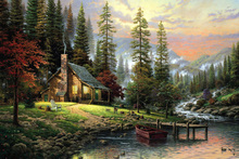 TMS101 饰画 风景油画 托马斯风景 居家装 高清喷绘印刷仿真油画