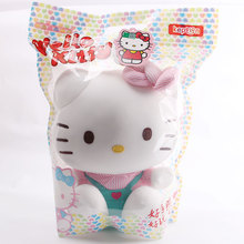 哈喽HelloKitty公仔纳米颗粒泡沫粒子情侣KT凯蒂猫布娃娃毛绒玩具
