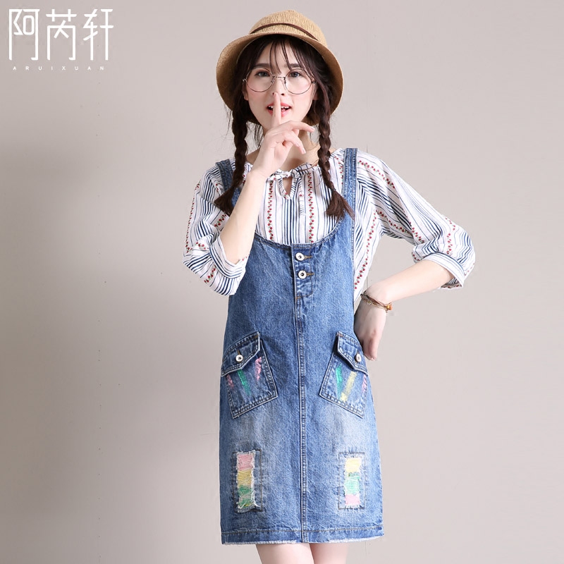 夏季洋溢着青春，背带裤又萌又显瘦！