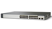 24TS 思科 CISCO C3750V2 三层24口交换机