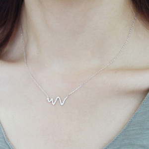 简约蛇形锁骨链气质项链