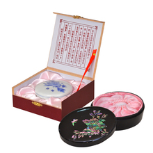 组合装 青花瓷胭脂 工艺国妆鸭蛋香粉 谢馥春旗舰店 送散粉盒