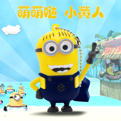 雪岩u盘16g创意卡通16gu盘小黄人U盘16G可爱礼品存储u盘包邮