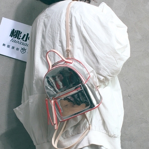 韩版撞色迷你双肩包