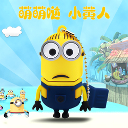 雪岩32gu盘创意卡通u盘32g小黄人U盘32g可爱迷你高速u盘萌萌哒