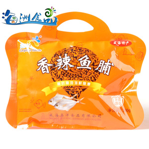 嘉洋山东威海特产海产品即食海鲜零食香辣鱼脯200g