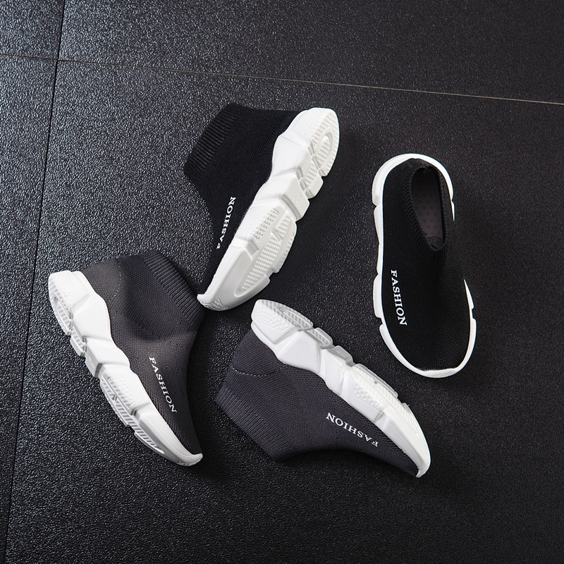 雅格熊童鞋2017秋季新款儿童袜子鞋男童运动