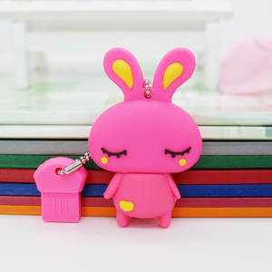 雪岩卡通u盘32g可爱迷你兔子32gu盘个性创意乖乖兔u盘32g包邮