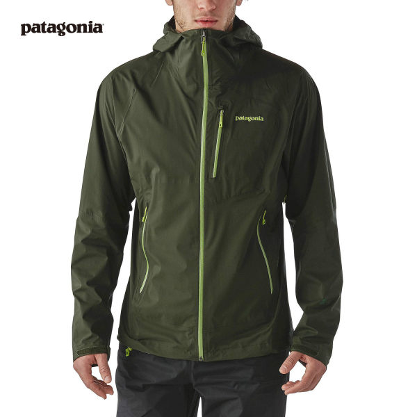 PATAGONIA/巴塔哥尼亚男款户外运动薄款防泼水防风帽冲锋衣84800