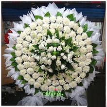 丧事日喀则地区昂仁县谢通门县仁布县鲜花速递同城花店配送殡仪馆