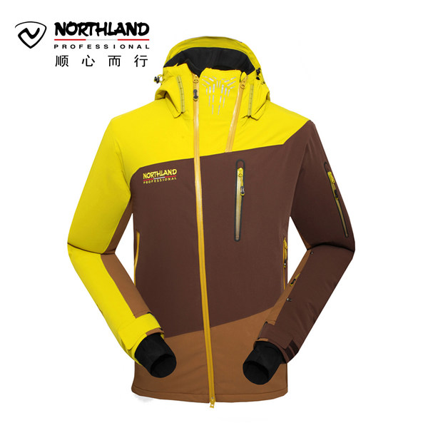 诺诗兰NORTHLAND 户外滑雪服男防水保暖弹力滑板滑雪衣 GK135407