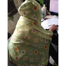 宅人斗篷懒人毯 披肩毯 旅行毯 夏季空调毯