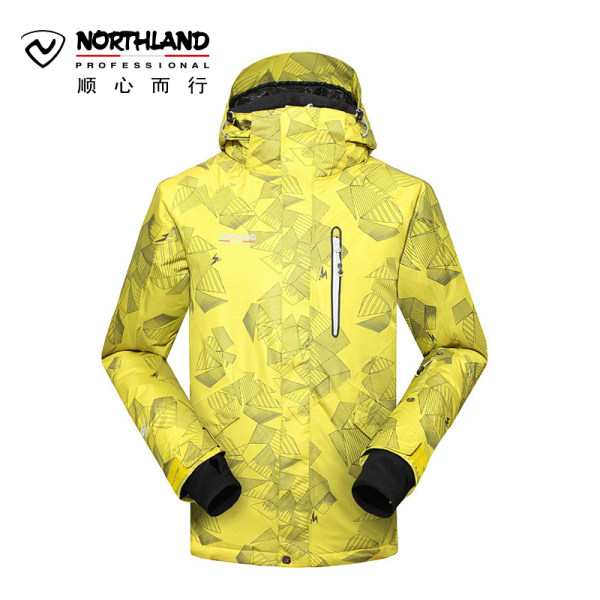 诺诗兰NORTHLAND户外滑雪服男冬防水防风单双滑板滑雪衣 GK135409