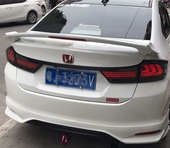 新锋范烤漆尾翼15-19款改装专用汽车装饰免打孔尾翼带刹车灯