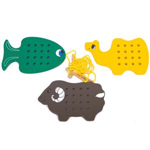 专业早教教具穿线板玩具