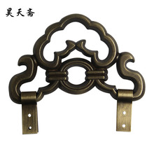 中式仿古纯铜画框匾额挂钩画钩画托装 昊天斋 饰家具画匾五金配件