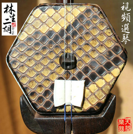 陆林生二胡四星五星明清旧料老红木专业演奏缅甸金花蟒厂家直销