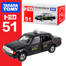 TOMY多美卡仿真合金小汽池P投童玩具51号丰田皇冠出租车746881