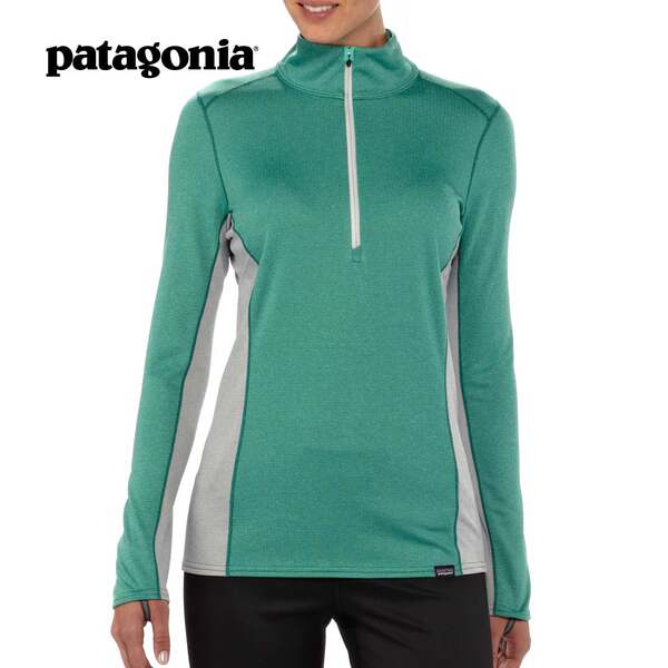 PATAGONIA Cap Mw Zip 女士功能内衣秋冬保暖速干排汗套头44455