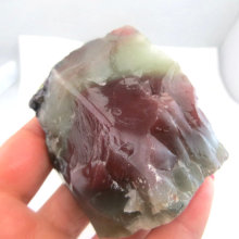 紫绿玛瑙原石开口料天然盐源俏色紫绿精品料G35毛料195克直销料