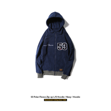 RANDOMEVENT ZIPUP HOODIE 藏蓝色摇粒绒连帽卫衣 RDET