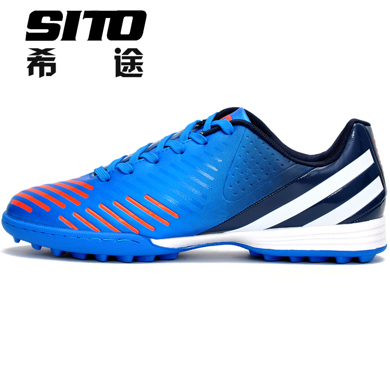 Football shoes with broken nails TF for men and women, adult and children's spiked shoes, training shoes, artificial grass, anti slip and wear-resistant aurora sneakers