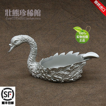 泰国东方锡器原装进口烟灰缸尊贵天鹅商务礼品家居摆件开业玄关