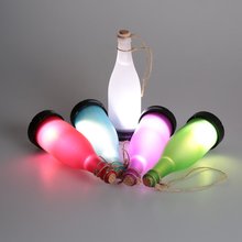 太阳能酒瓶灯 饰灯 太阳能七彩洒瓶装 厂家 创意景观灯