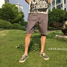 牛仔短裤 EJSG001 绝版现货 基础款 LOTTO 男子 乐途 当天发货