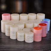 香薰柱蜡 无烟浪漫生日婚庆蜡烛 经典 圆柱蜡烛婚礼 柱蜡 Classic