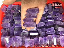 紫晶六棱柱 增强记忆助事业 护身防小人 纯天然紫水晶柱 厂家清仓