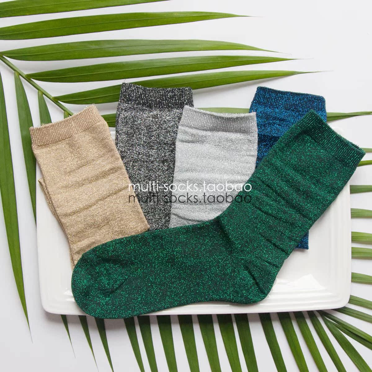 物系列少女心运动风卡通狗狗柴犬纯棉中筒袜四