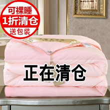 全棉被子空调被加厚保暖被芯冬天单双人棉被春秋被特价 清仓宿舍被