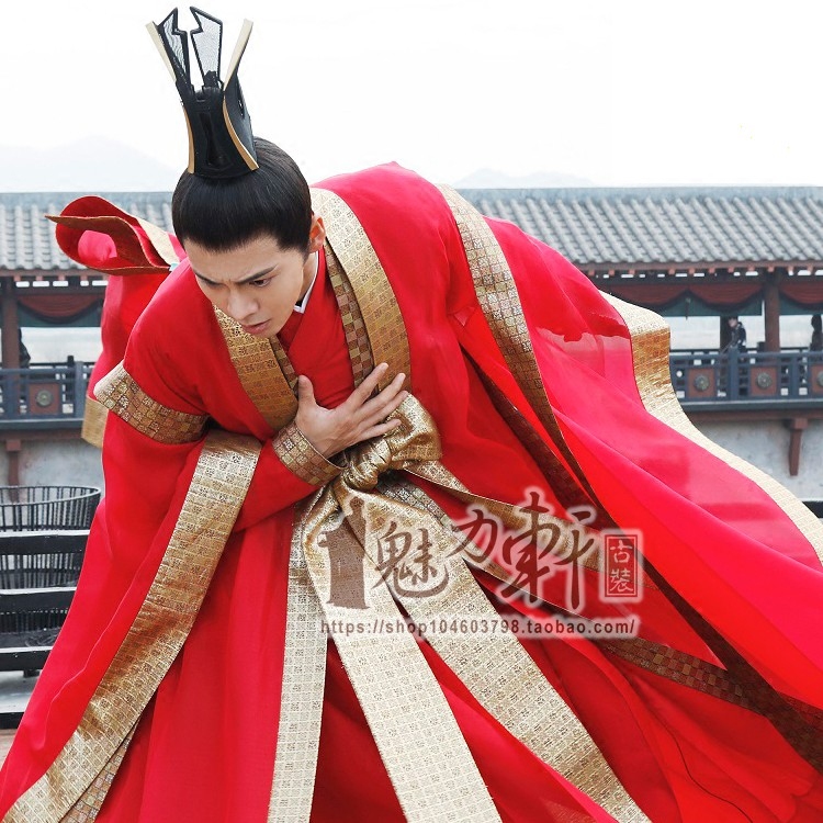 醉玲珑结婚喜服陈伟霆刘诗诗饰凤倾尘元凌中式