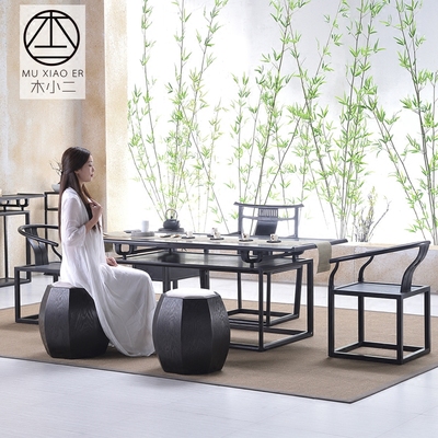 禅意茶桌实木现代中式特价