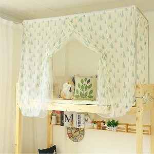 学生宿舍上铺双层蚊帐